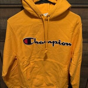 Champion Golden Yellow Pullover Hoodie
